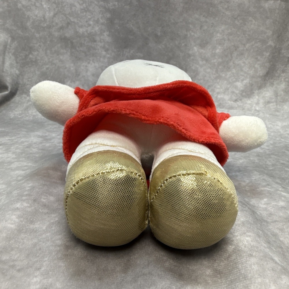 Miffy Christmas Valentines Doll Plush Stuffed Animal Red & Gold Outfit RARE 12" - Picture 11 of 11